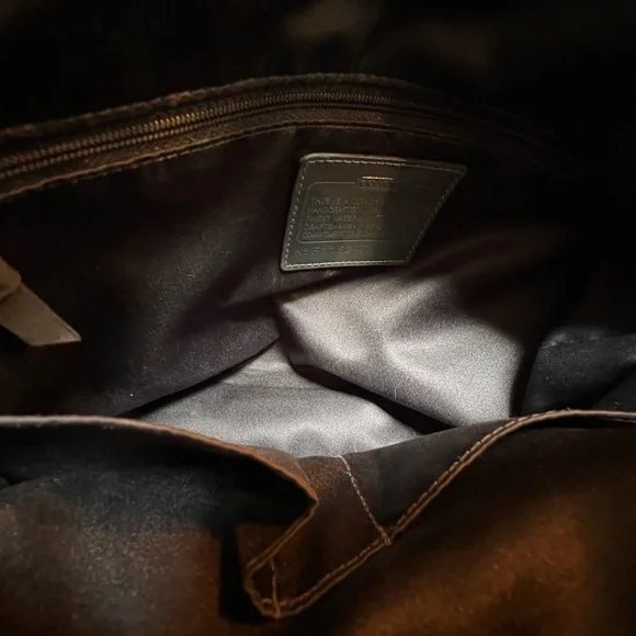 Coach Animal Print Tote - Cream & Gray - Picture 9 of 16